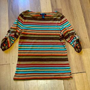 Ralph Lauren Women's Striped Top - Multicolor